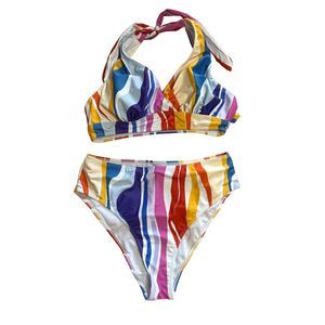 NWOT Plus Size 2 pc French Cut Swimsuit sz 16/18